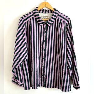 Ace & Jig Green and Pink Button Down Oxford